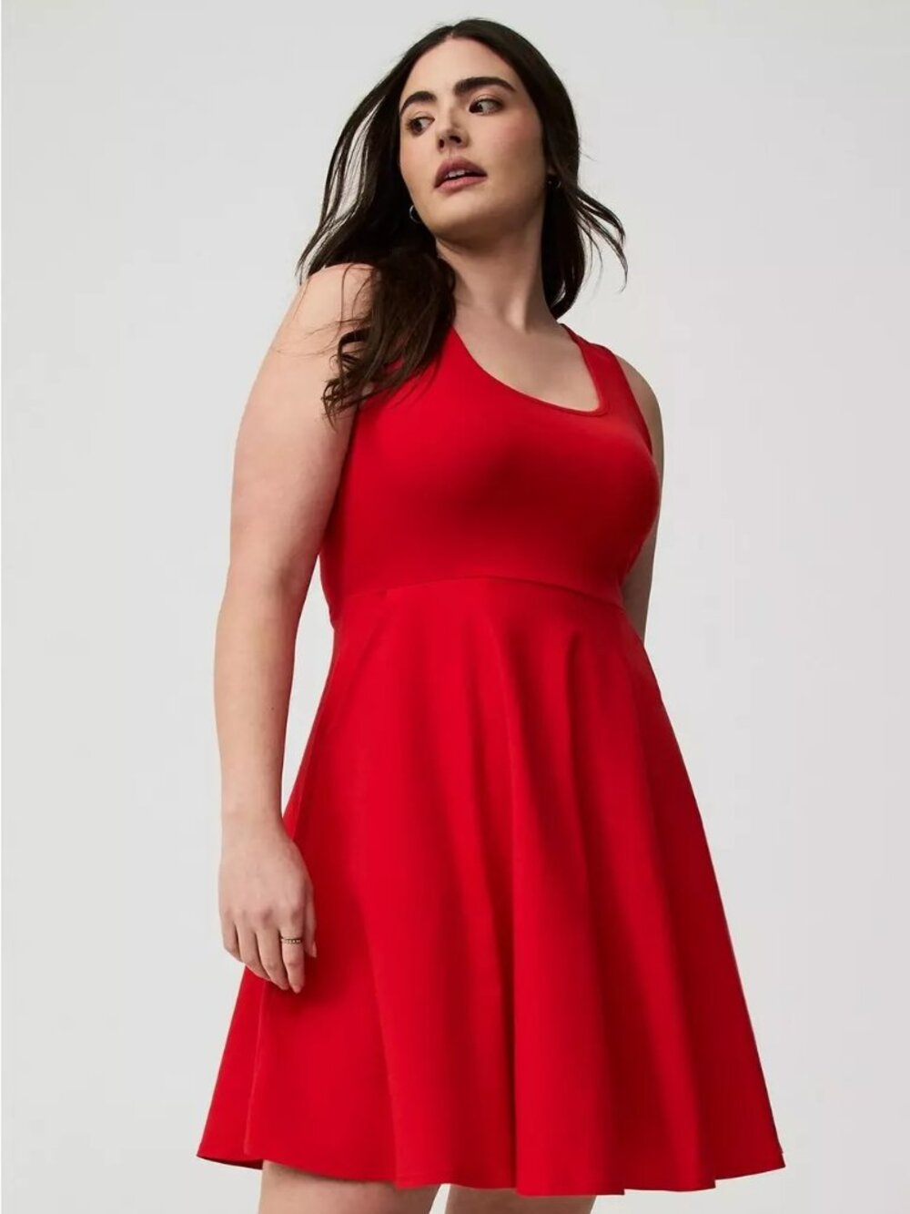 Torrid Foxy Skater Mini Dress with Pockets - Picture 6 of 9